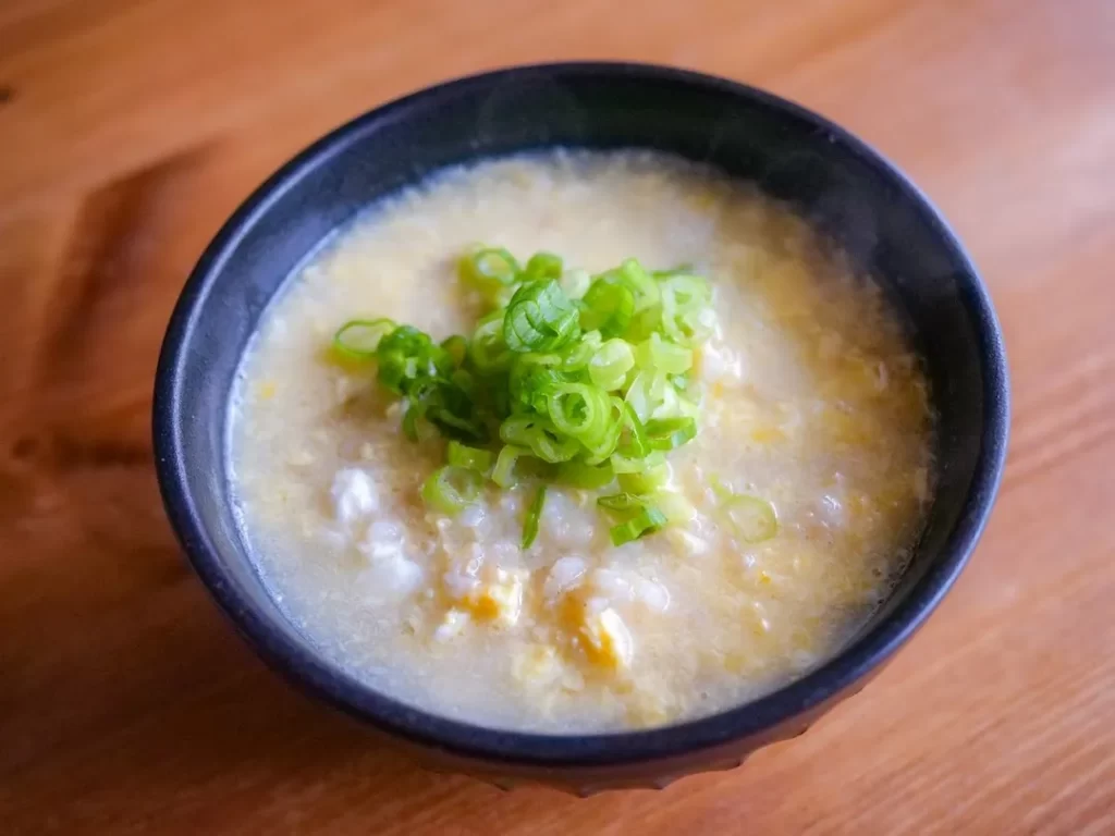 梅酢香るたまご雑炊