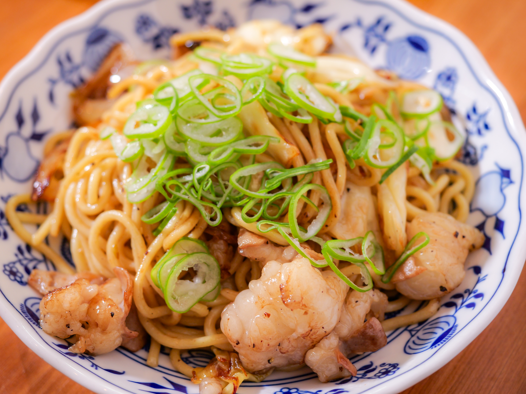 ホルモン塩焼きそば