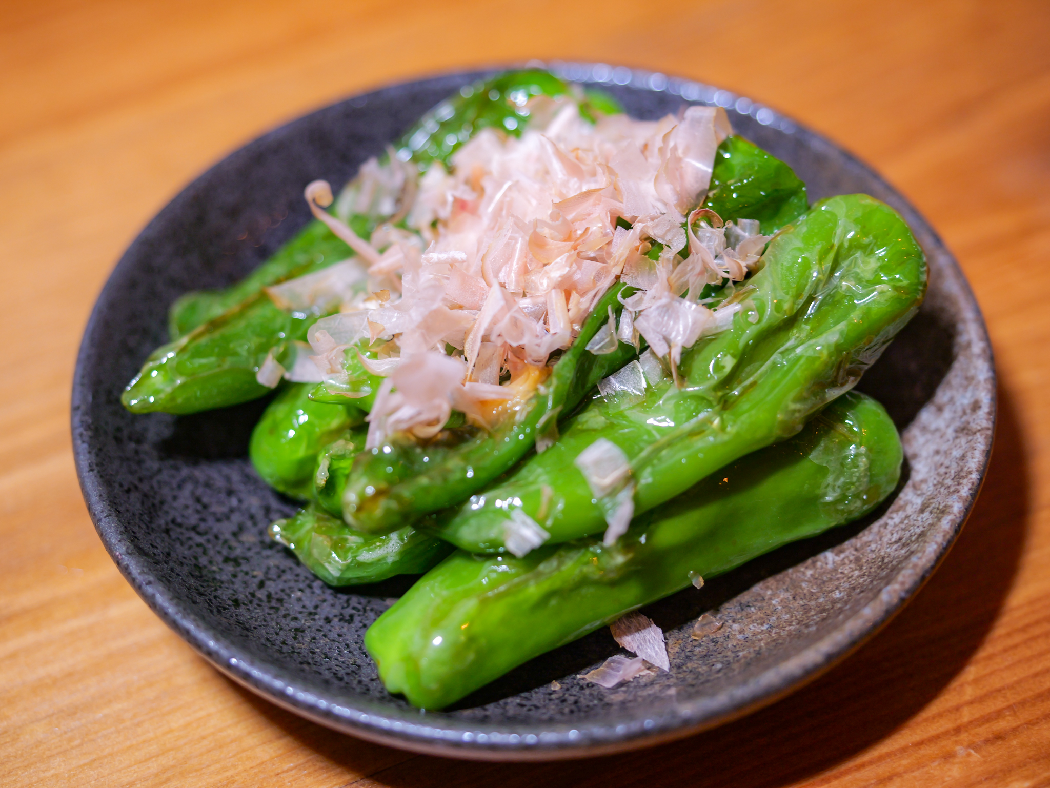 ししとうの梅酢おひたし