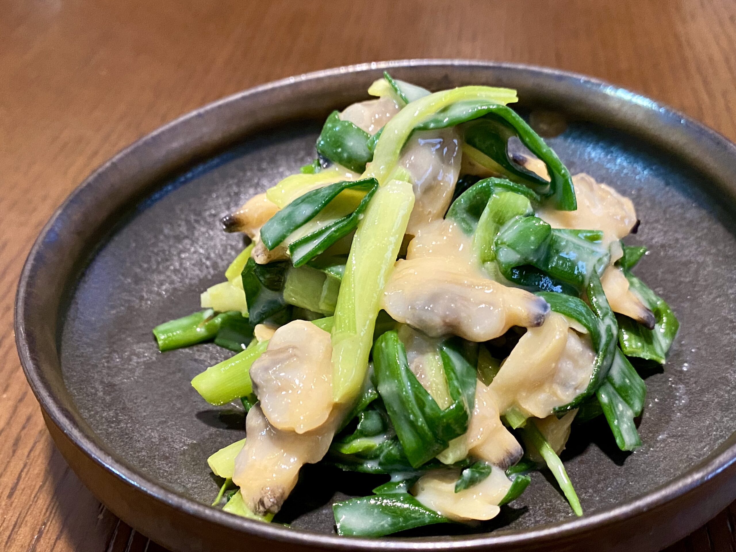 レンジで簡単！アサリとネギの梅酢ぬた和え