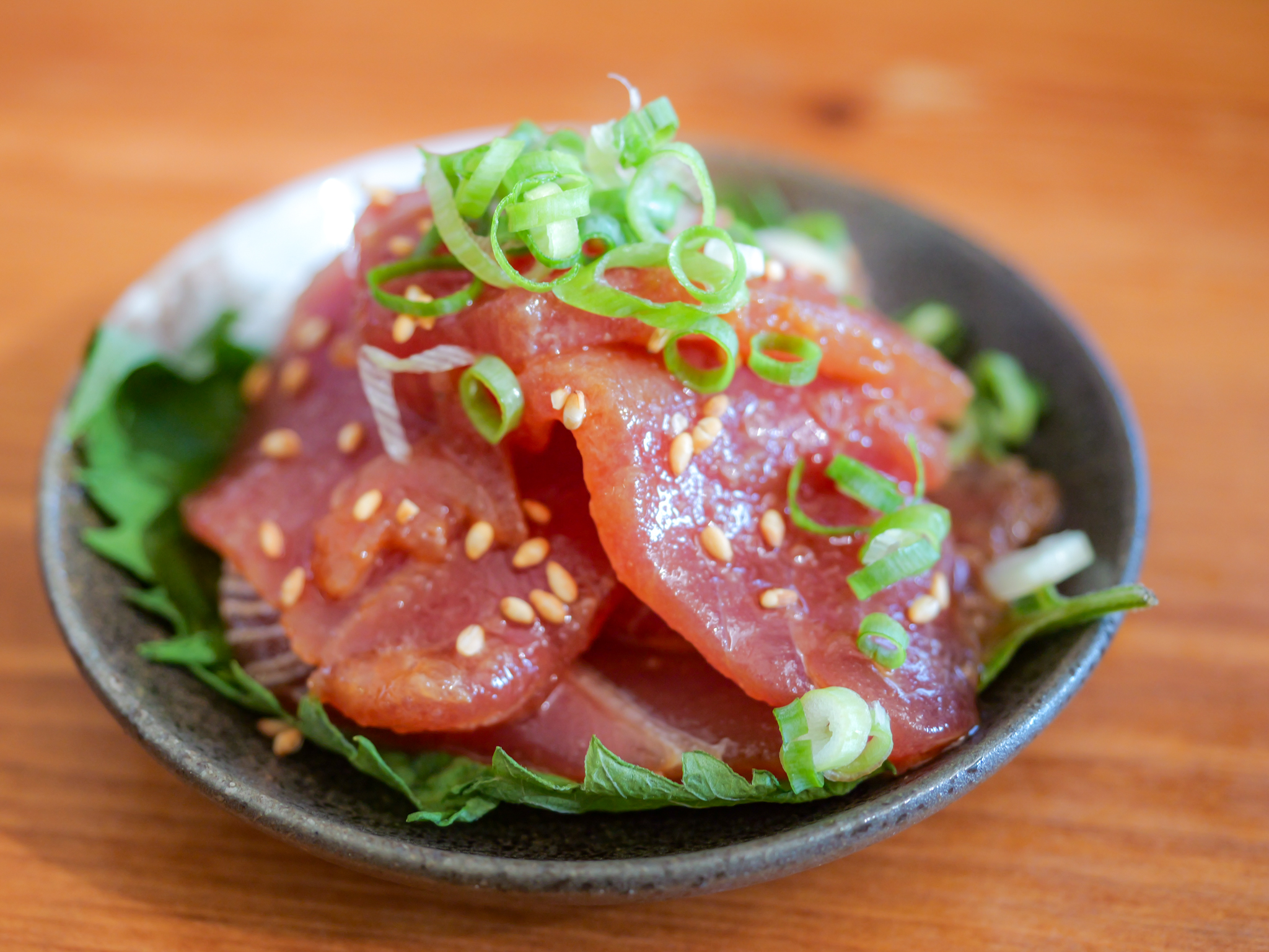 マグロの梅酢醤油漬け