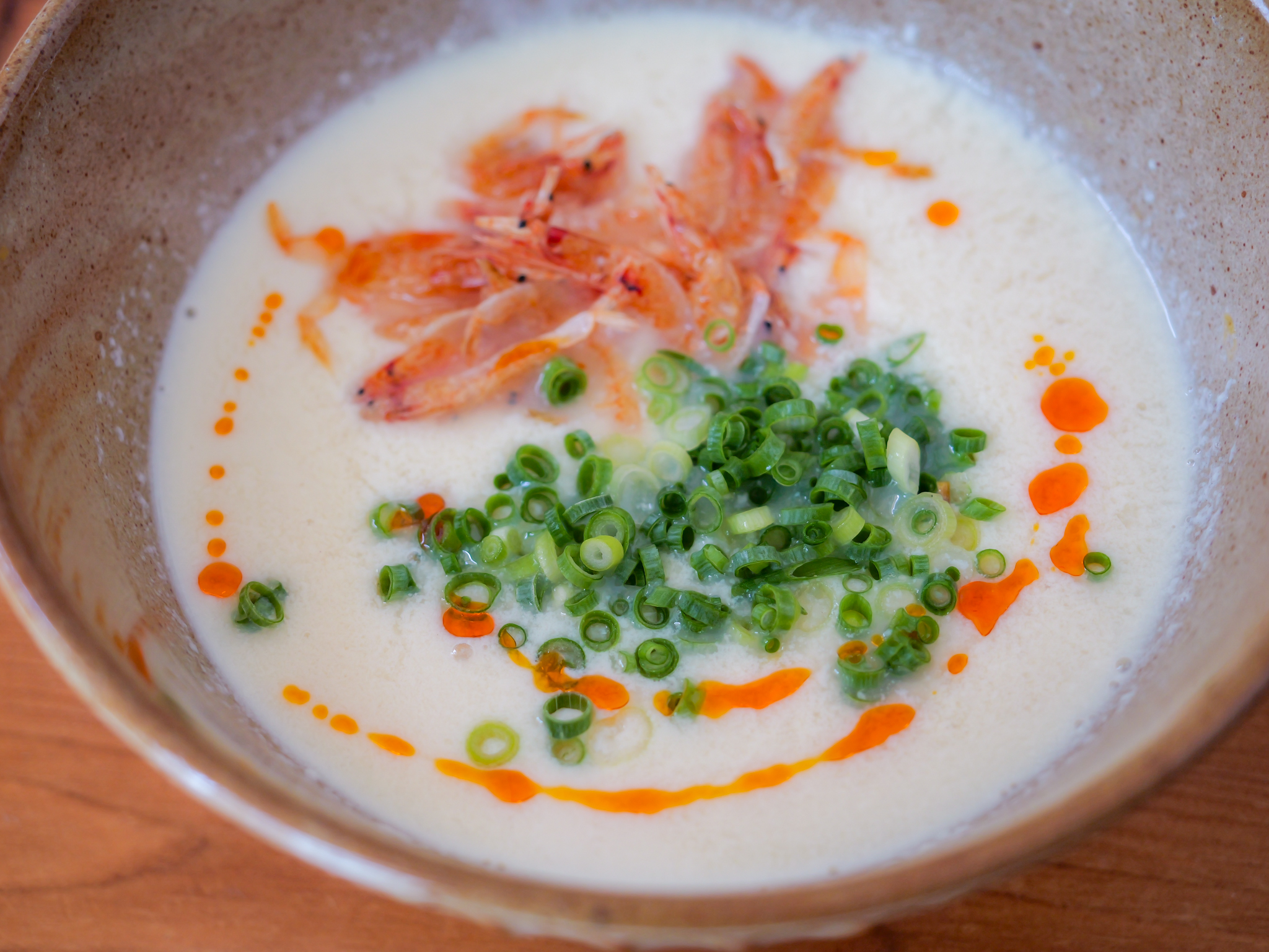 梅酢と豆乳のとろとろスープ