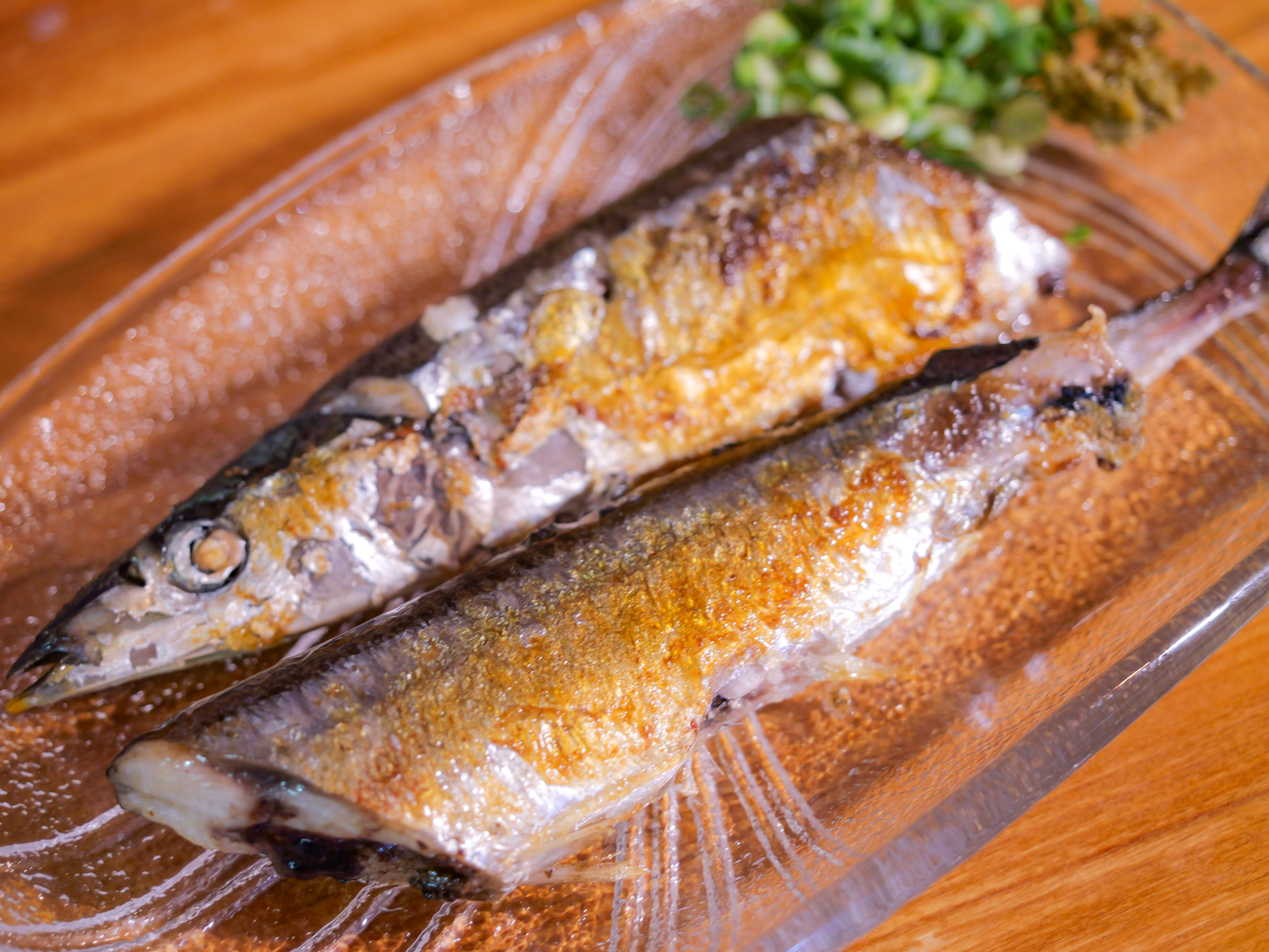 秋刀魚の梅酢焼き