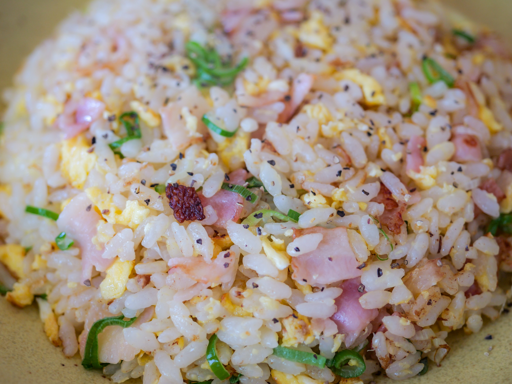 梅酢であっさり塩チャーハン