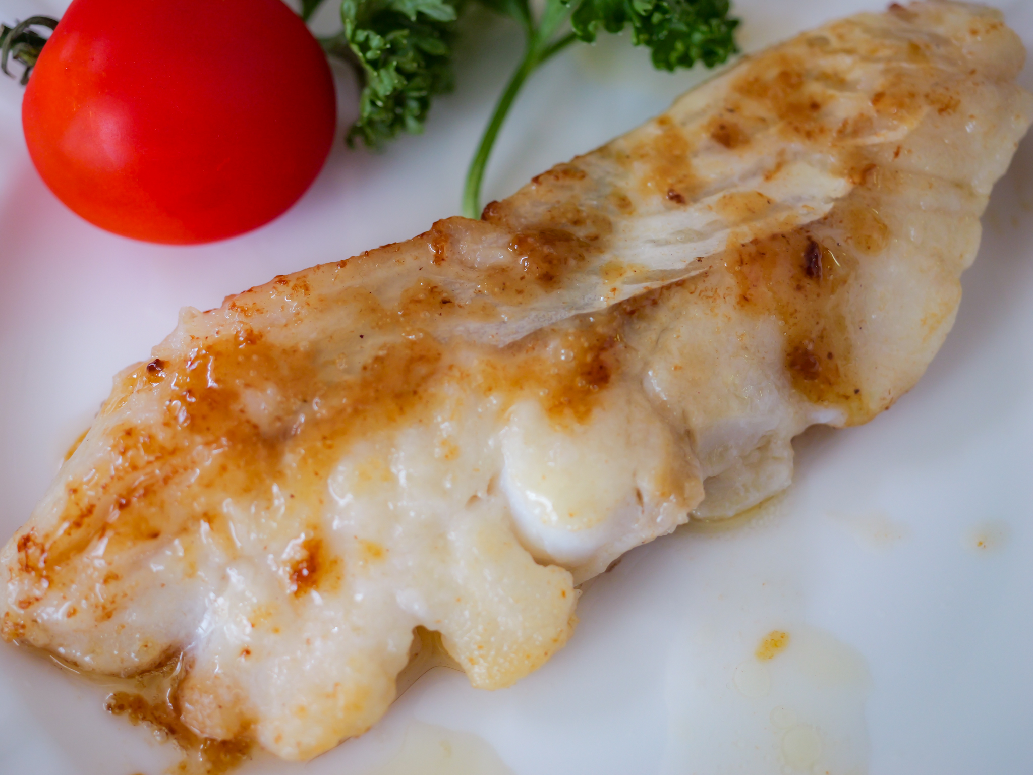 タラのムニエル 梅酢バターソース