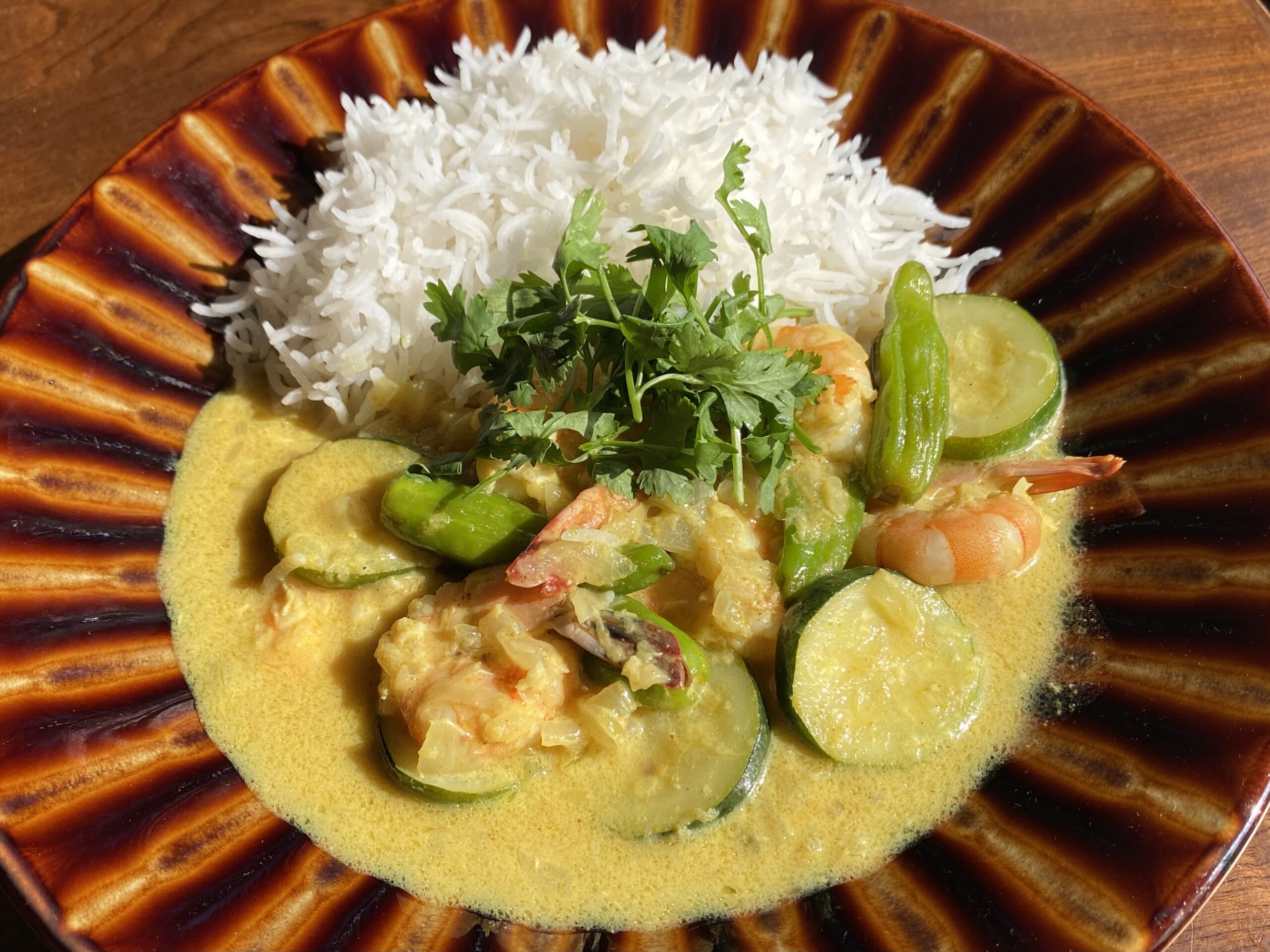 梅酢えびココナッツカレー