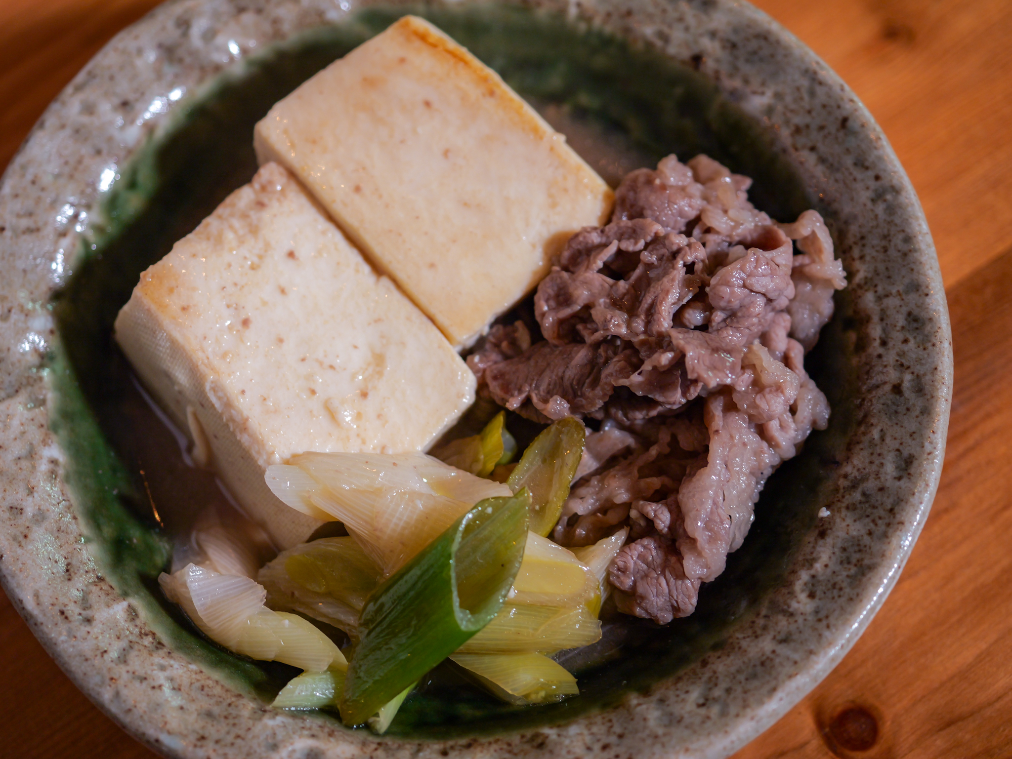 梅酢であっさり肉豆腐