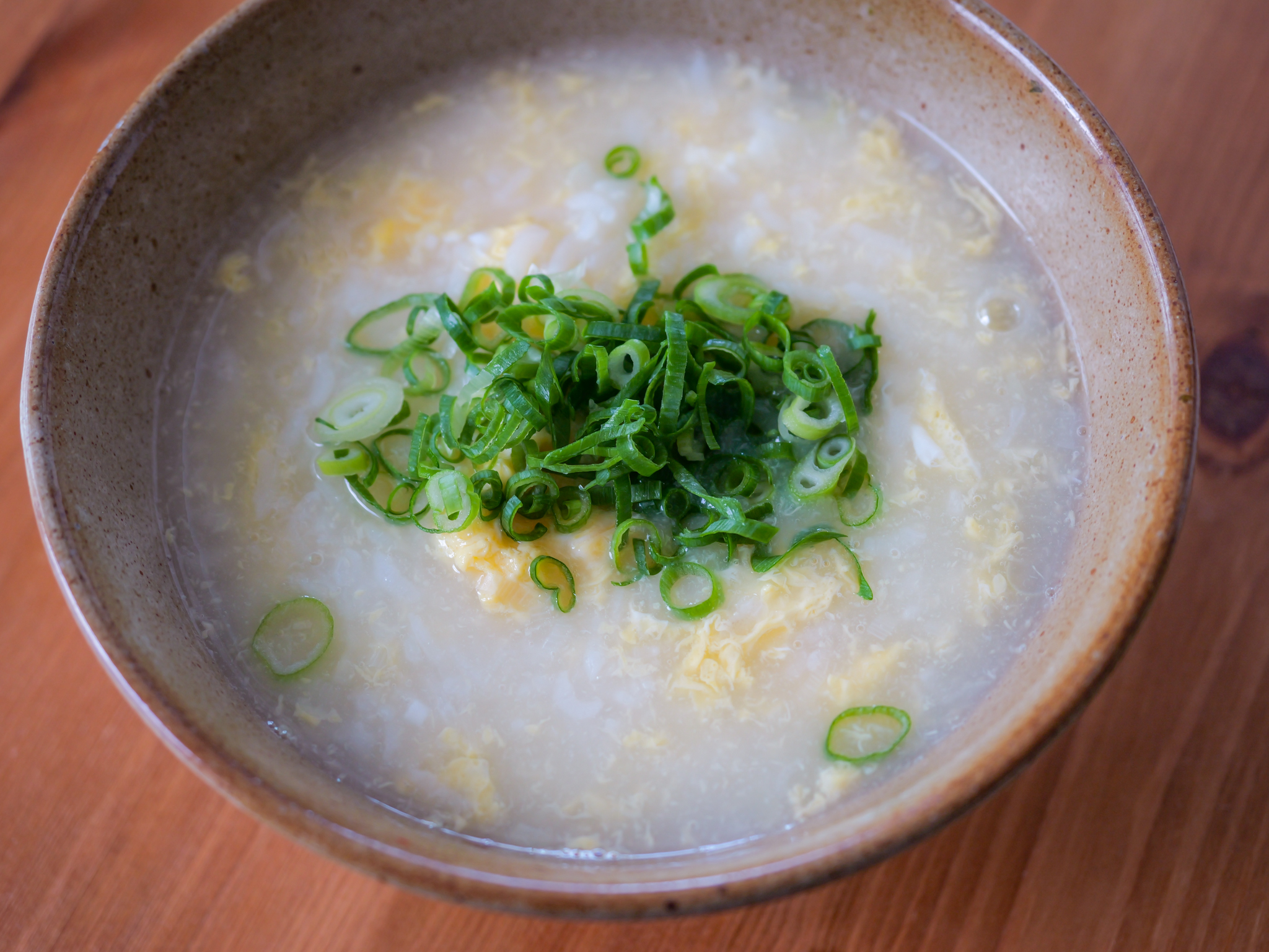 シンプルさっぱり！梅酢で中華粥