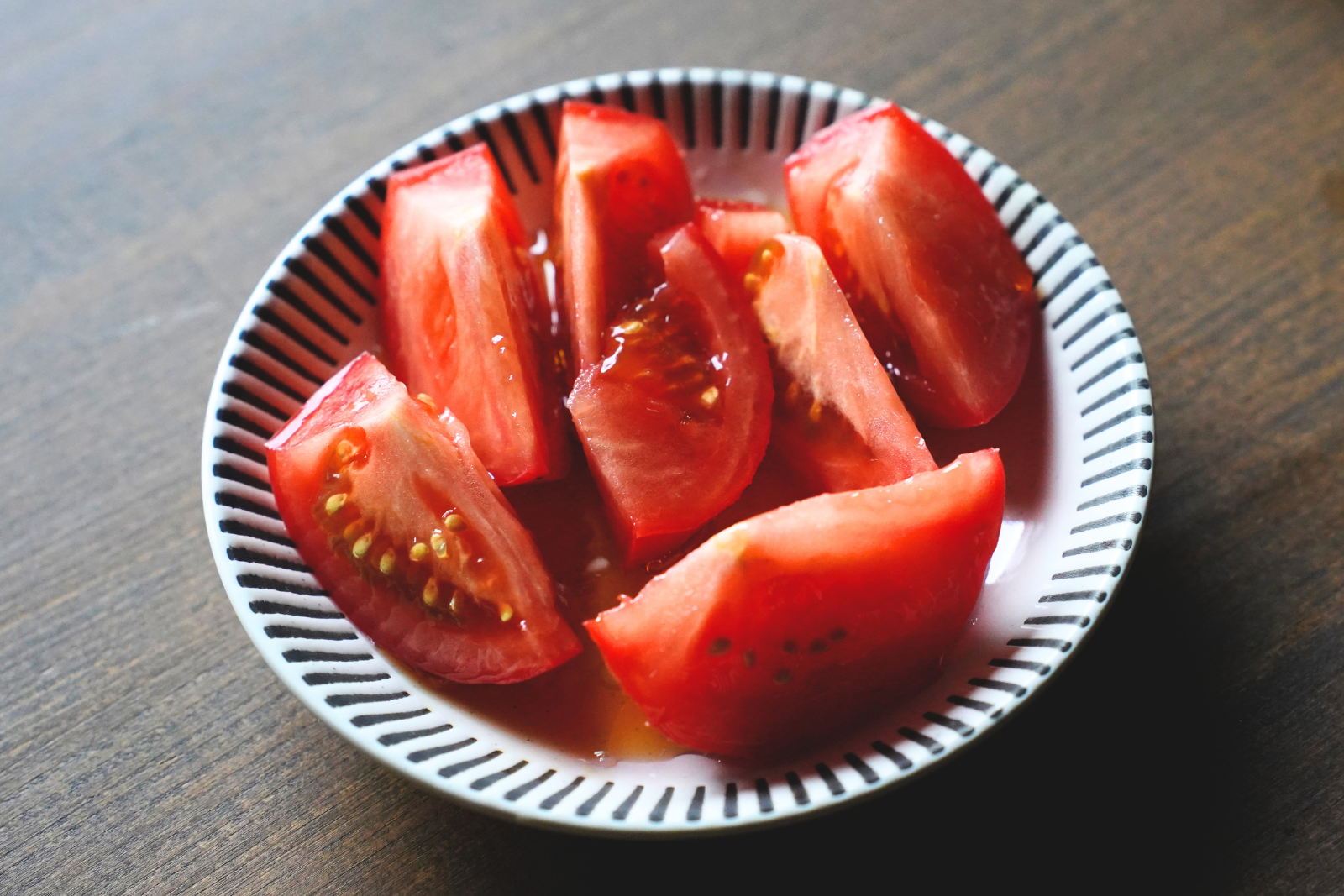 トマトの梅酢和え